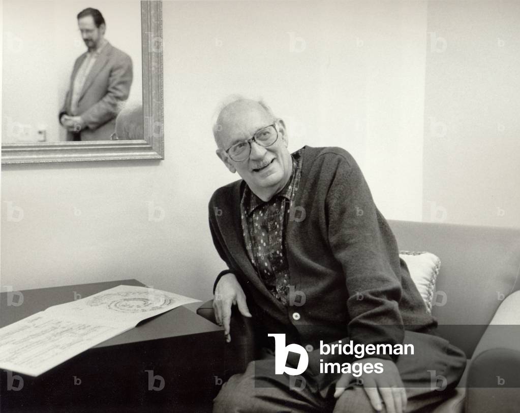 George Crumb during Los Angeles Philharmonic. New Music Group concert, 2000 (photo)