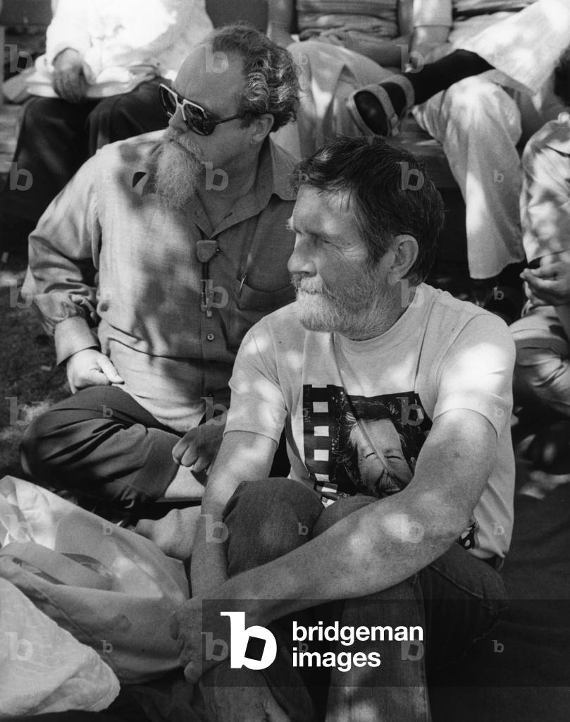 Lou Harrison with John Cage, 1977 (photo)