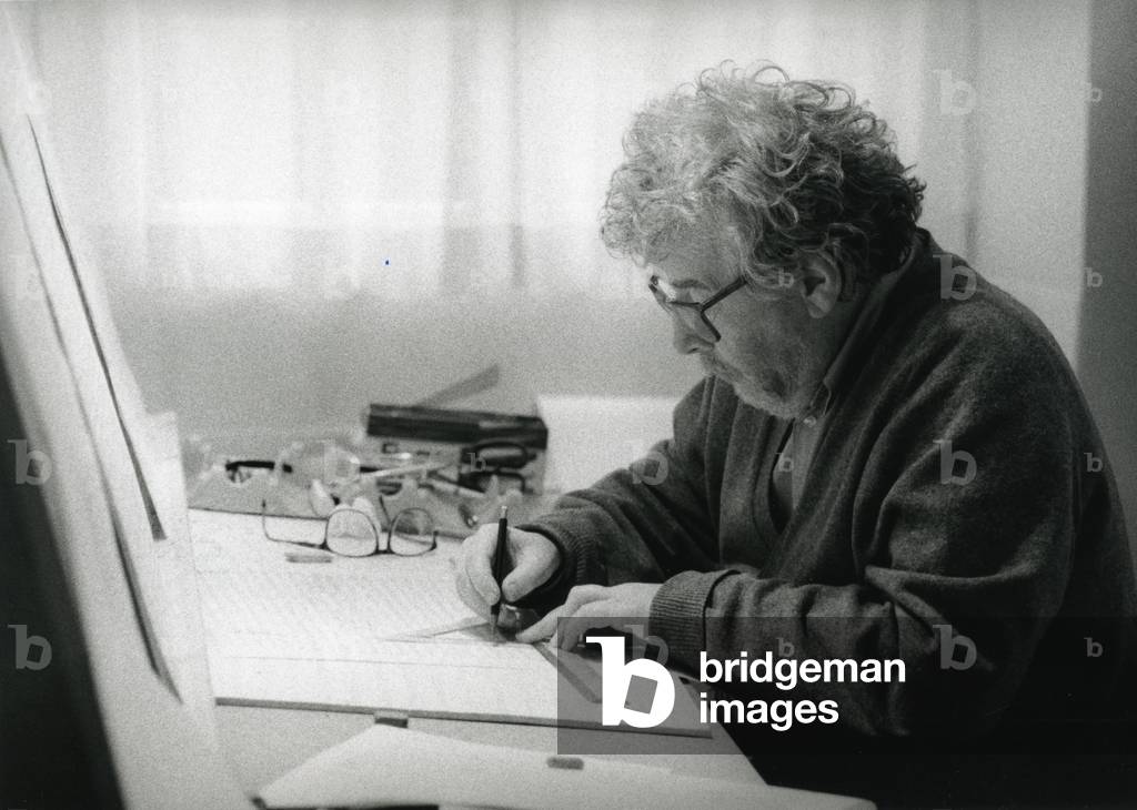 Birtwistle Harrison Composing, 1997 (photo)