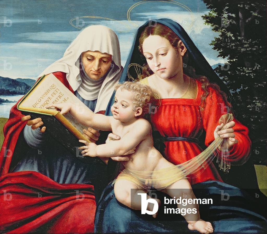 Virgin and Child with St. Anne (panel)