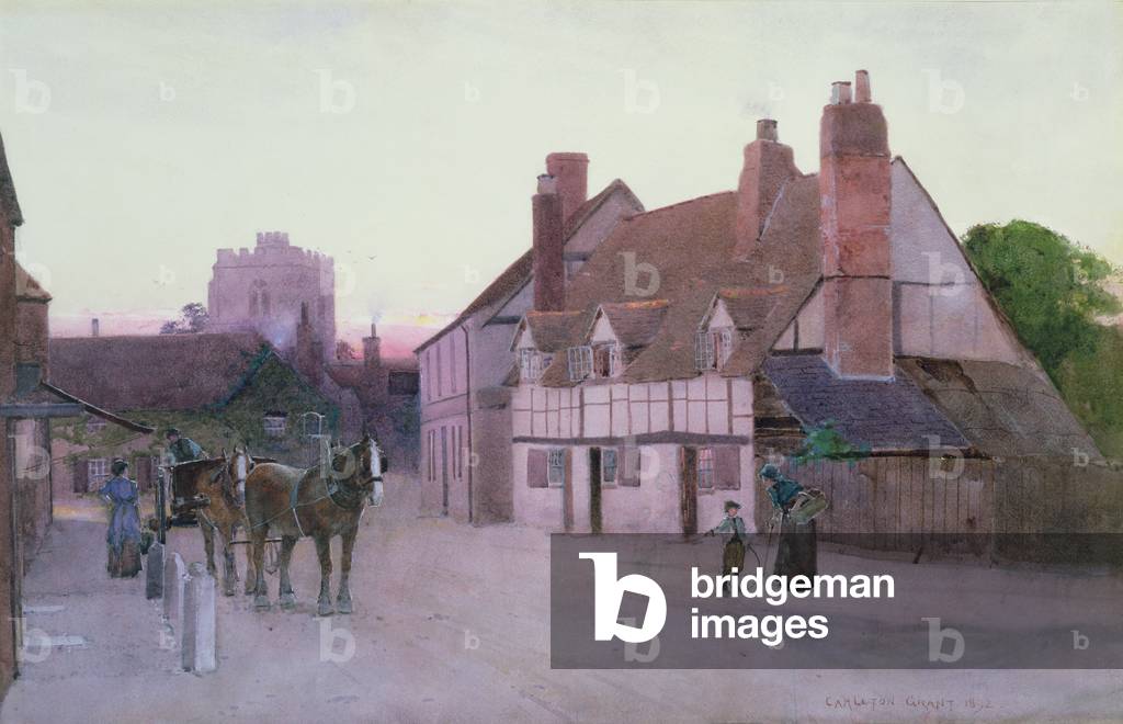 Twilight, Cookham, 1892 (w/c auf Papier)