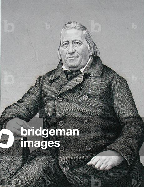 Hippolyte Andre Baptiste Chelard (1814-86) engraved by Weimar, 1860 (engraving)