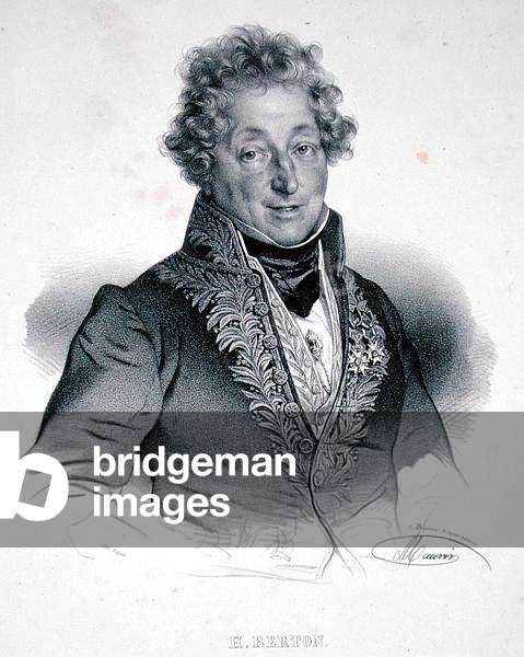 Henri Montan Berton (1767-1844) engraved by Francois Seraphin Delpech (1778-1825) (litho)
