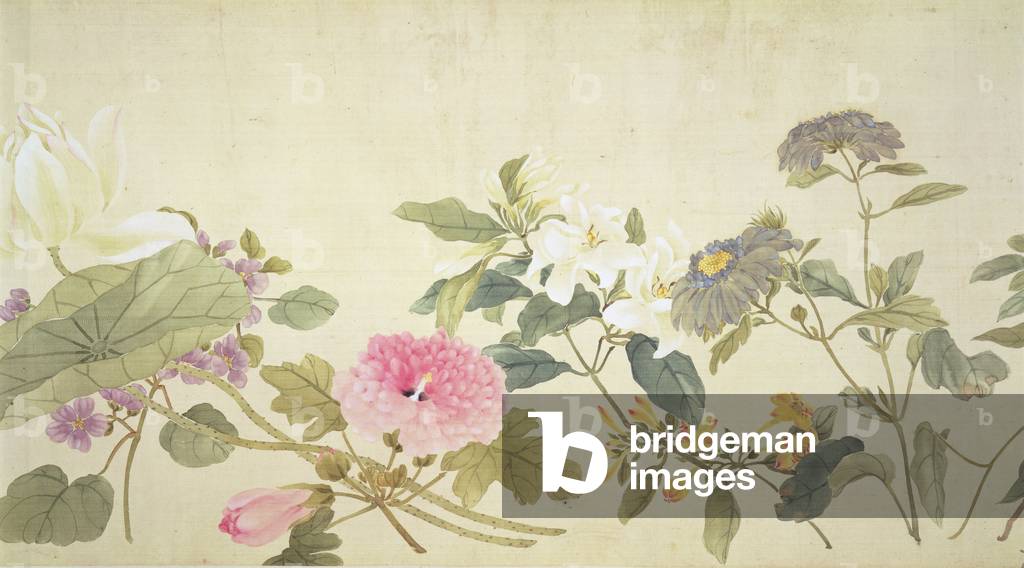 Peony, (painting, hanging scroll)
