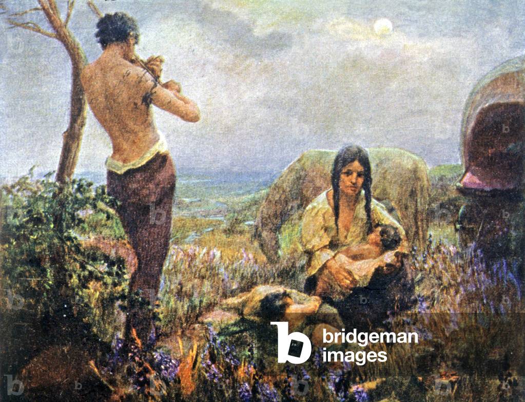 Gypsy Idyll, 1918 (illustration)