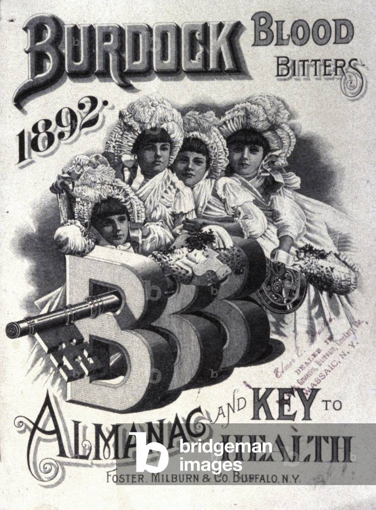 Burdock blood bitter, USA, 1892 (print)