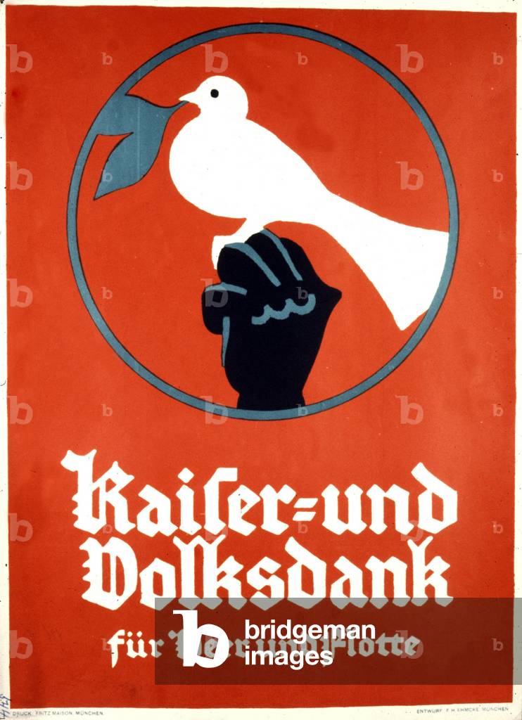 German Peace Dove, c.1914-18 (poster)