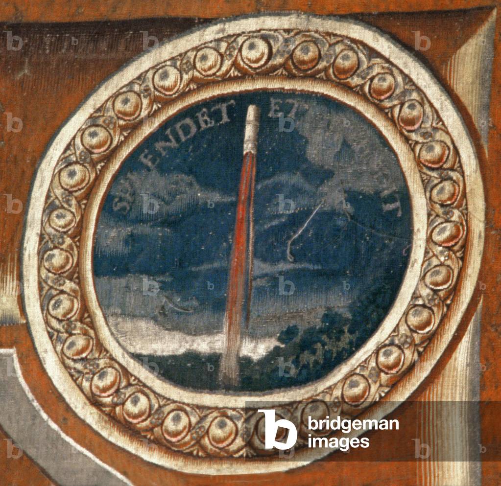 Fire: a rocket. 17th century (tapestry)