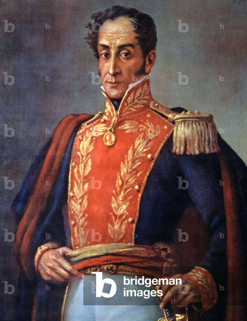 Simon Bolivar, 19th century (painting)