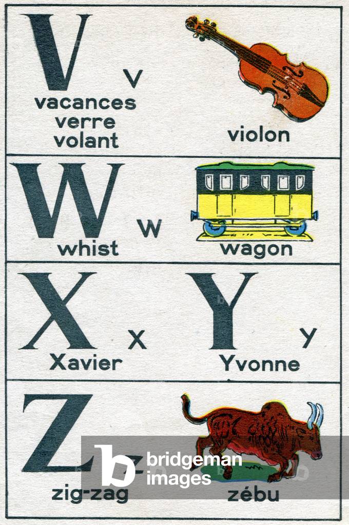 Alphabet, c.1910-1920 (illustration)