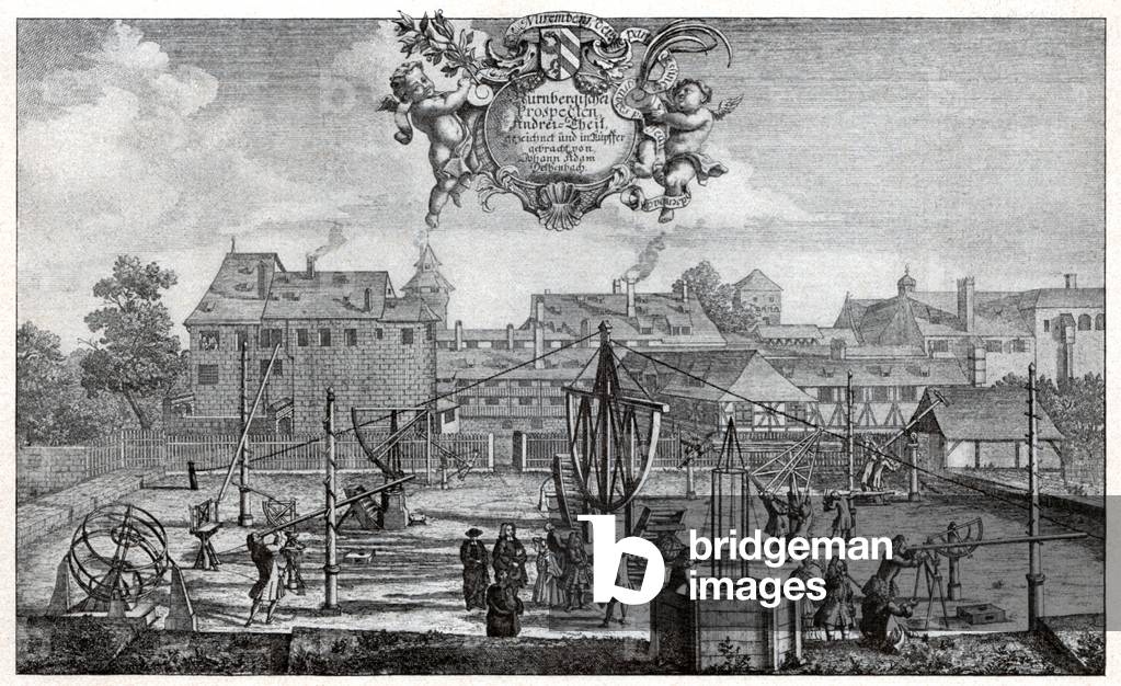 Astronomic observatory, Nuremberg, 18th century, c1880 (engraving)