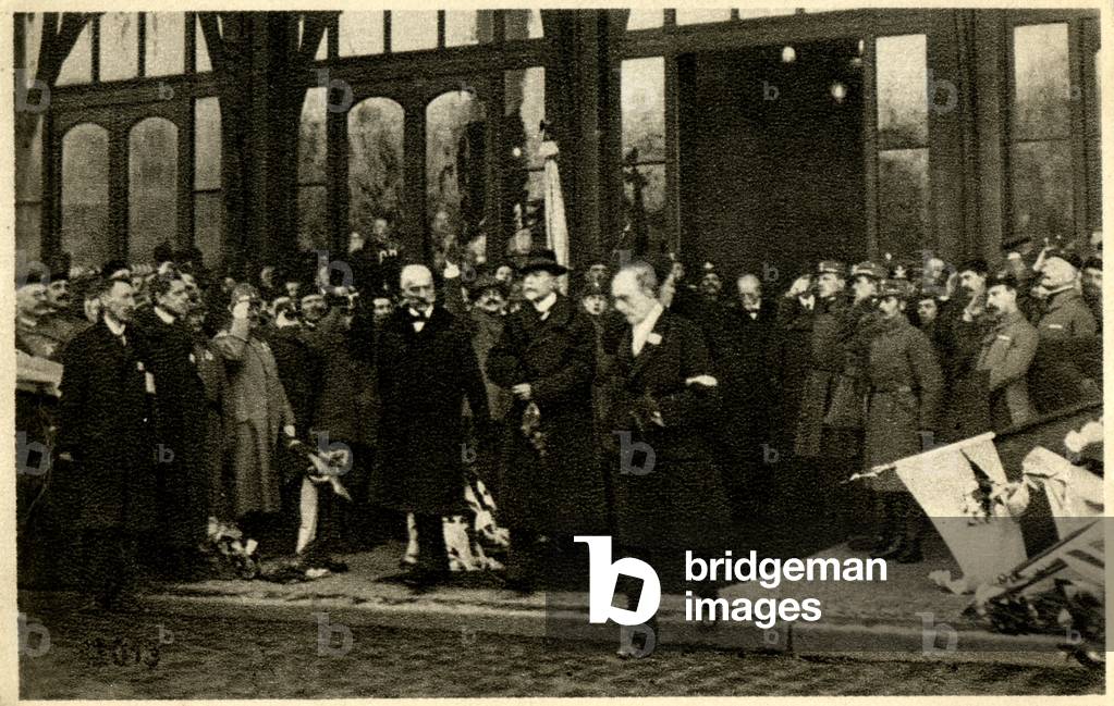 History. Czechoslovakia. Creation of the Czechoslovak Republic, the president Masaryk back in Prague, Dec., 21, 1918.