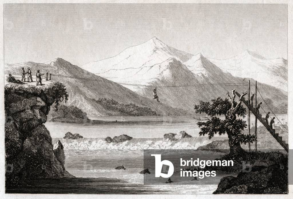 Rio Magdalena. (engraving, ca. 1840)