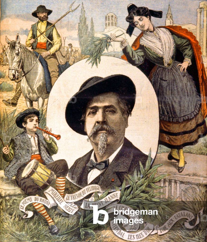 Frederic Mistral, print 1904