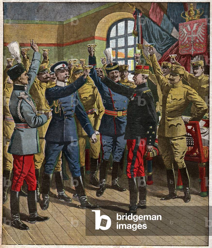 Balkan wars in Macedonia, 1912 (print)
