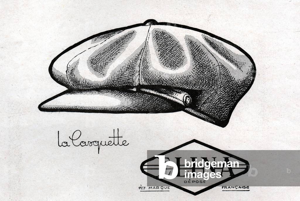 Advertising for Elina caps, 1925 (illustration)