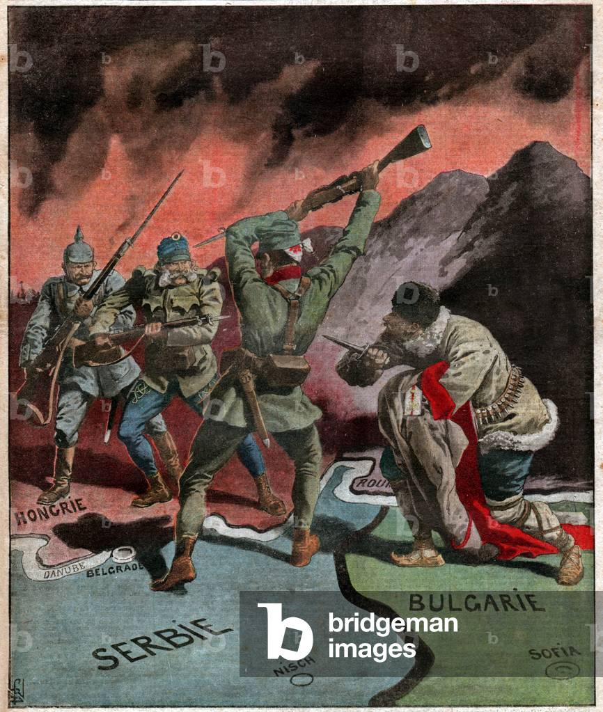 Serbia during First World War, 1915 (print)