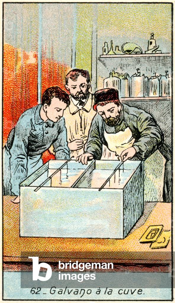 electrotype used in photography, early 20th century