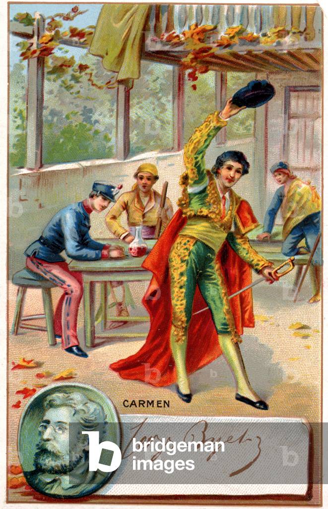 Carmen, opera by Georges Bizet, c. 1900 (chromo)