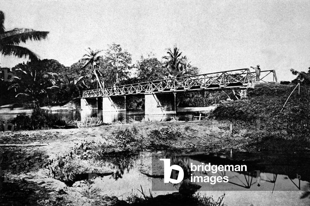 Bridge over the Rach Lang, 1885 (photo)