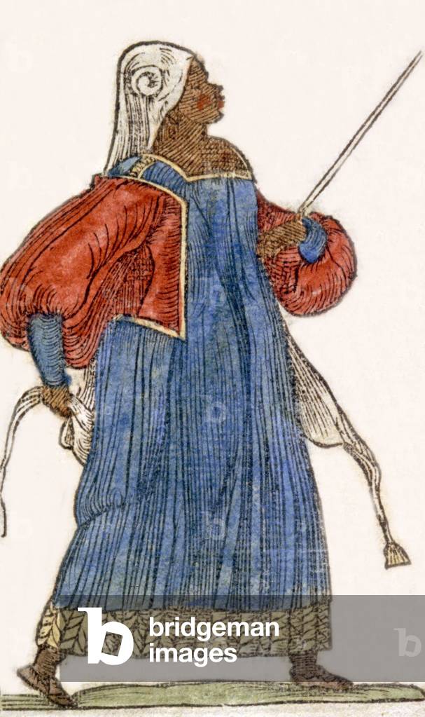 An Ethiopian woman, 1572 (wood engraving)