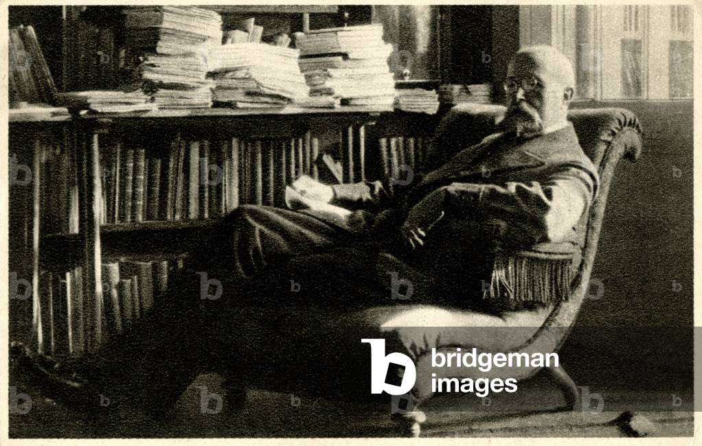 History. Czechoslovakia. The Professor Tomas Masaryk in 1914. Photo, Czechoslovakia, 1914.