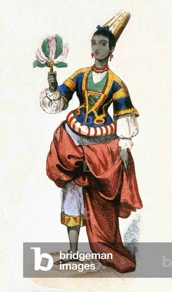 Young Woman of Timbuktu, c.1850 (engraving)