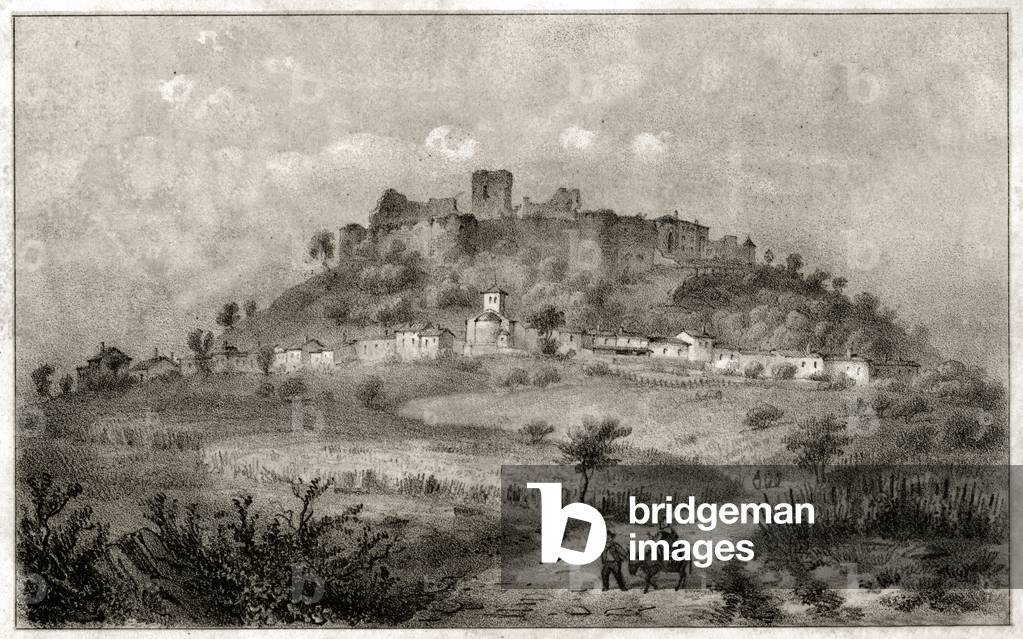 Castle of Preny. (engraving, ca. 1860)