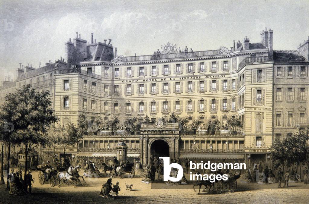 Hôtel de la terrasse Joffroy, Paris, 1865 (engraving)