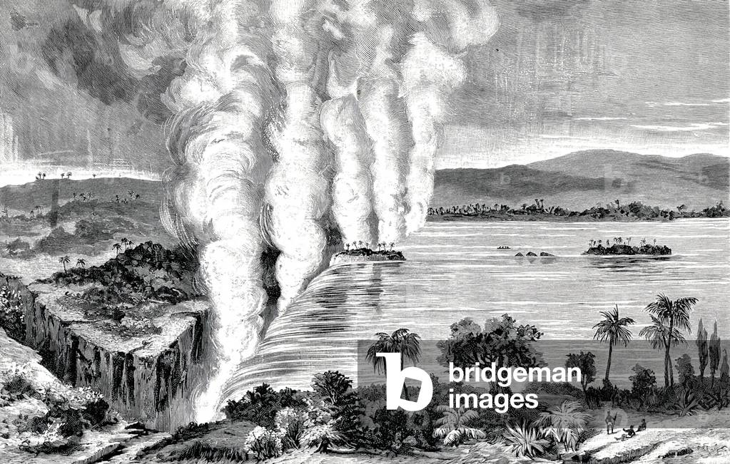 Victoria Falls, 1857 (engraving)