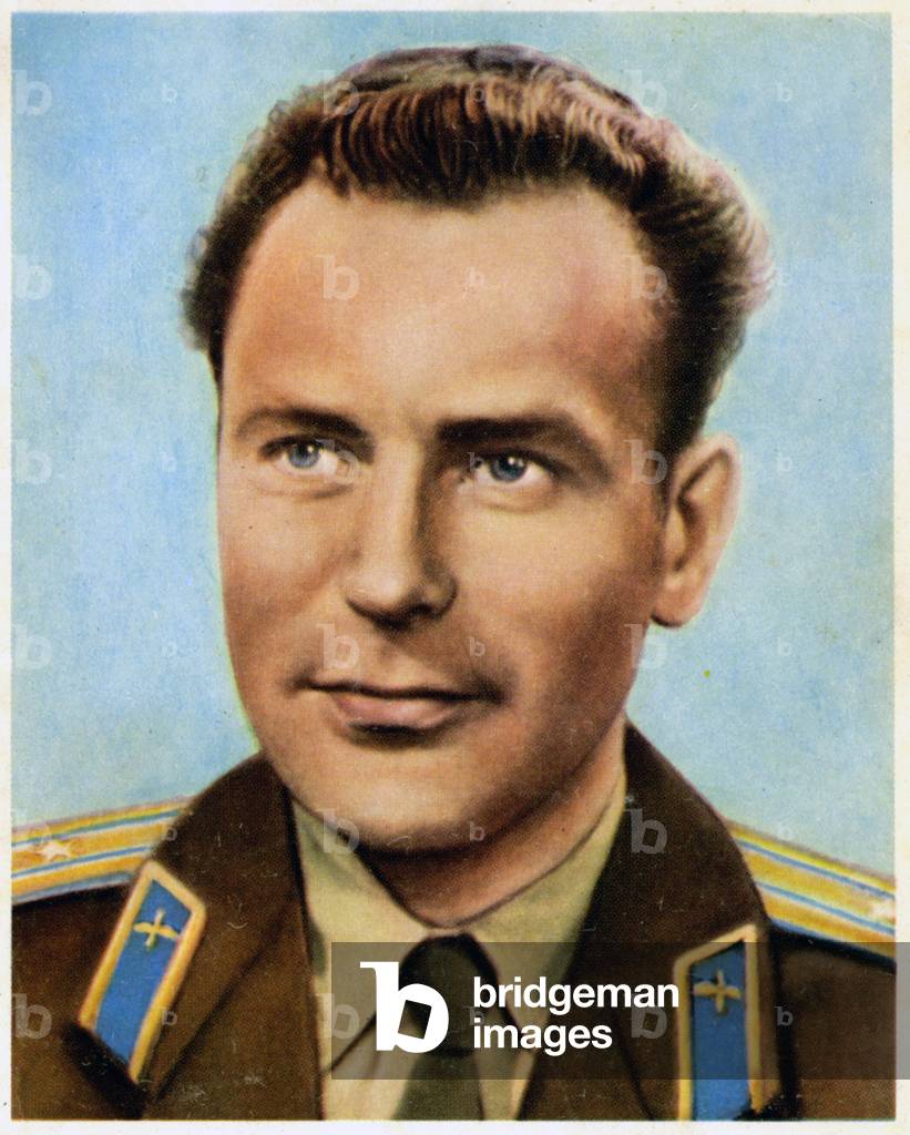Science. Aeronautics. The soviet cosmonaut Gherman Titov. Photo, USSR (Russia), c.1965.