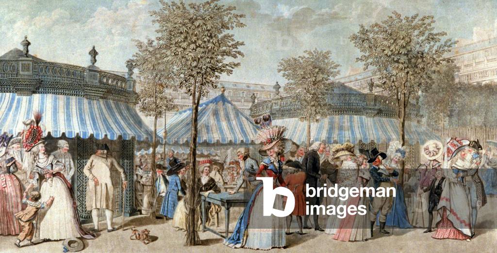 Paris, Palais Royal 1787 (engraving)