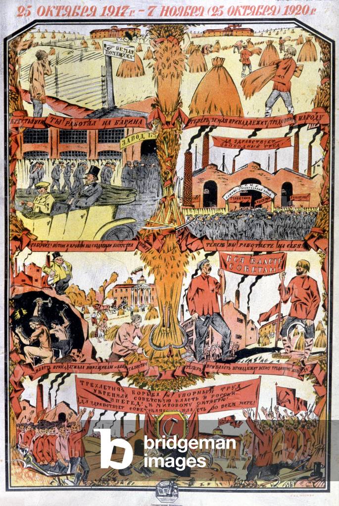 The benefits of revolution, 1920 (poster)