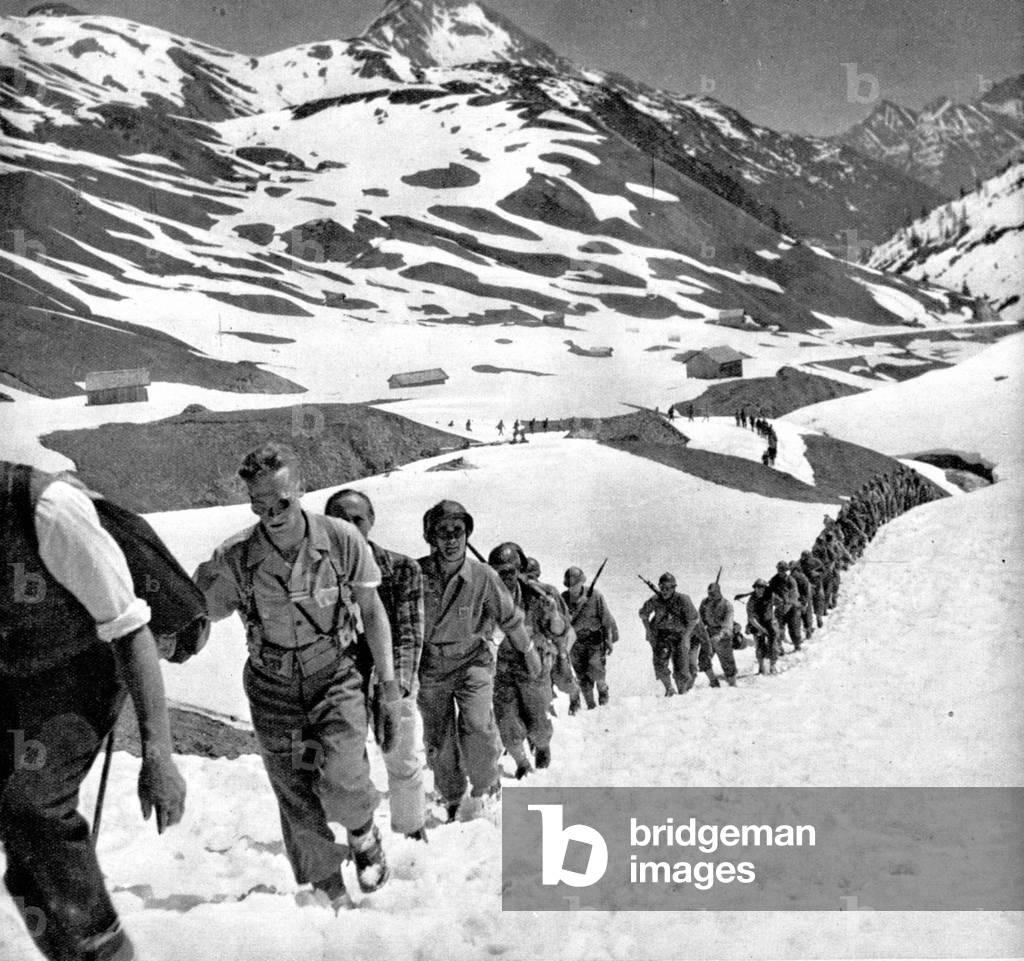 Liberation of Austria, 1945 (b/w photo)