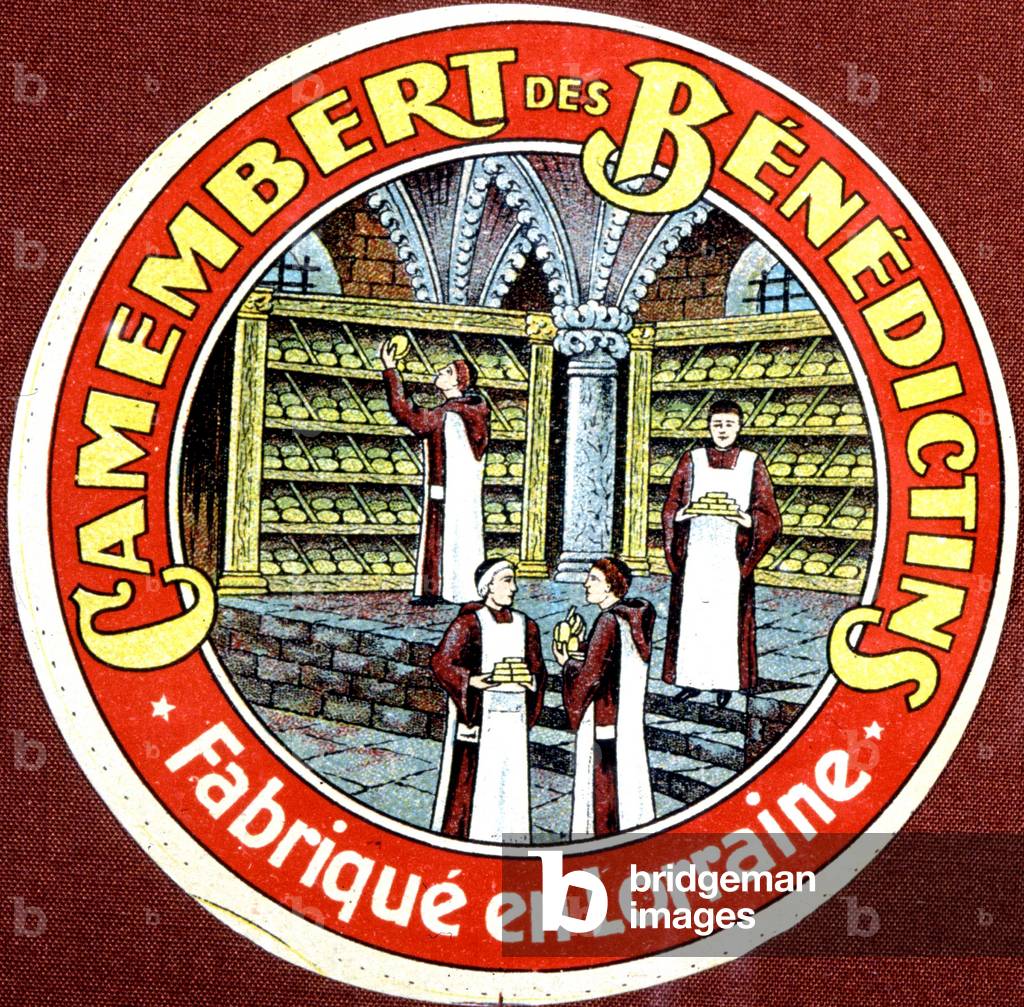 Benedictine monks camembert, c.1935 (illustration)
