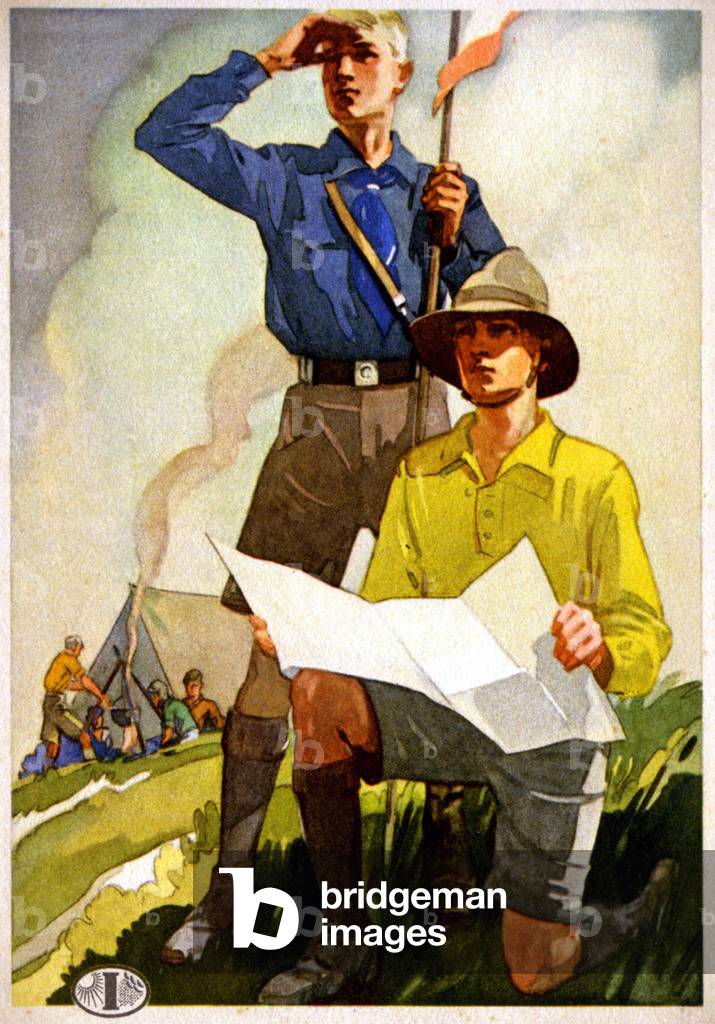 Scouts in Hungary, c.1930-1940 (print)