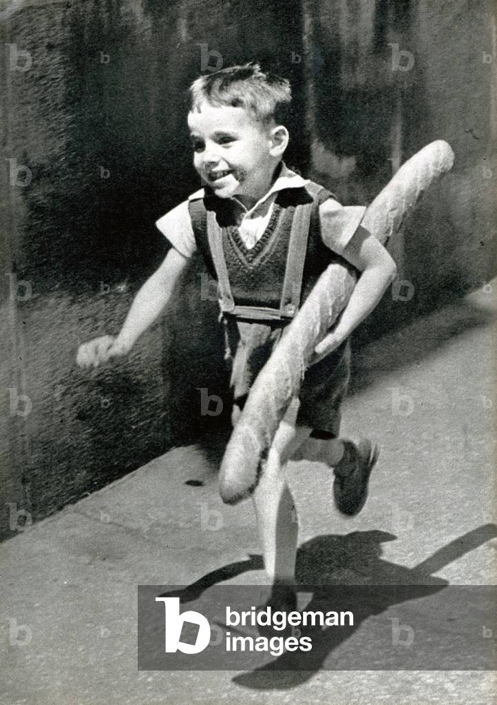Running child with a wand