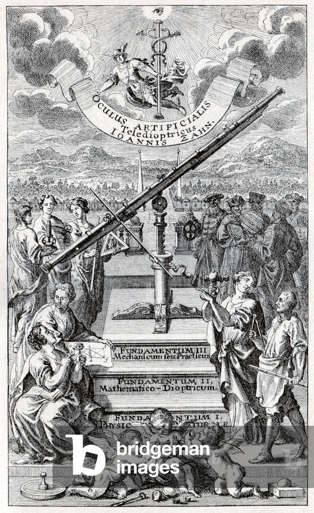 Allegory of Astronomy, 1685 (engraving)