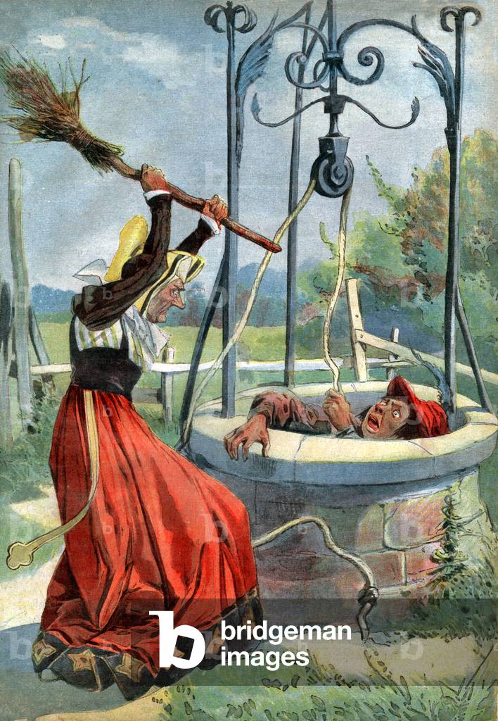 The Blue Light. (Illustration, ca. 1910)