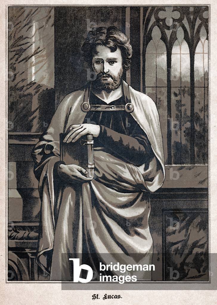 Saint Luke. (engraving, circa 1900)