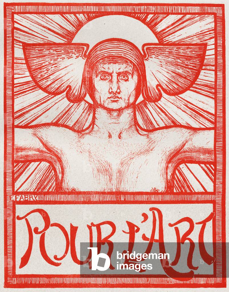 For Art, Art Nouveau exhibitions in Brussels, end of the 19th century (poster)