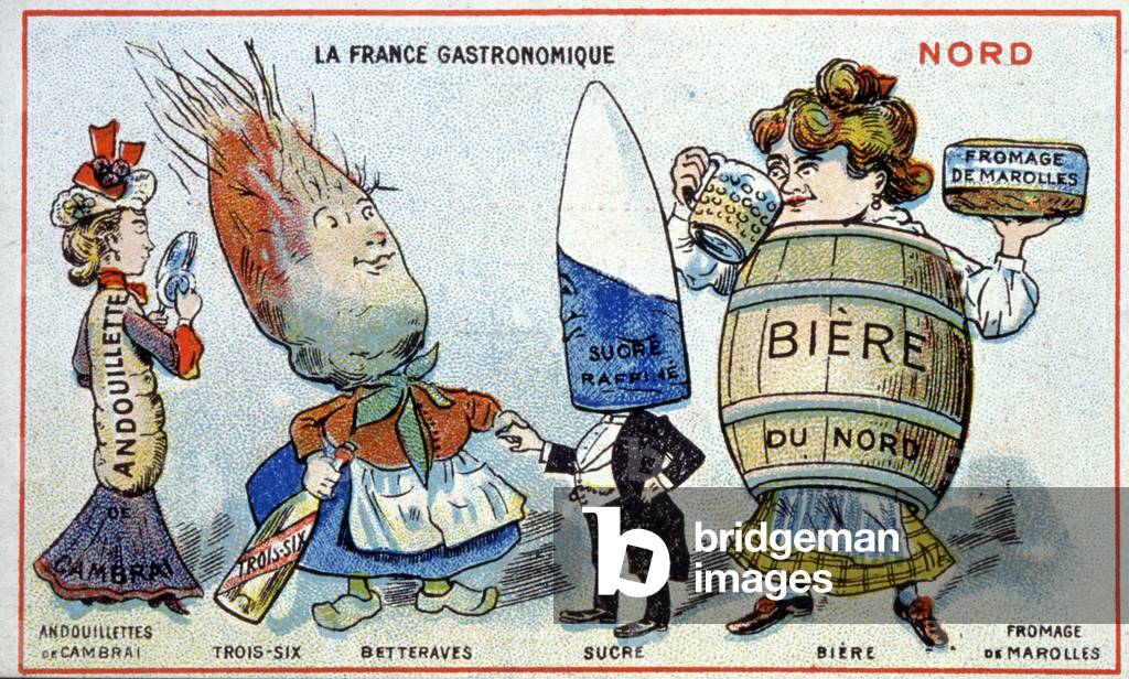 The culinary specialities of the North, c.1910 (illustration)