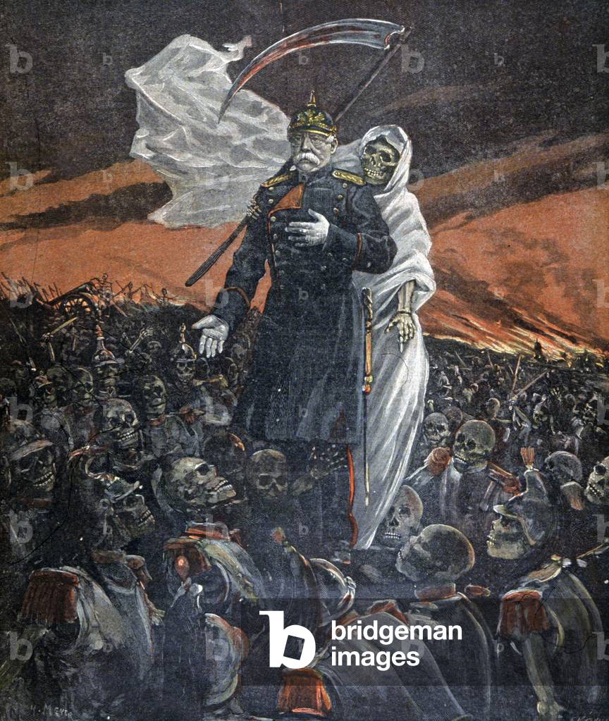 Bismarck with Death, 1893 (print)