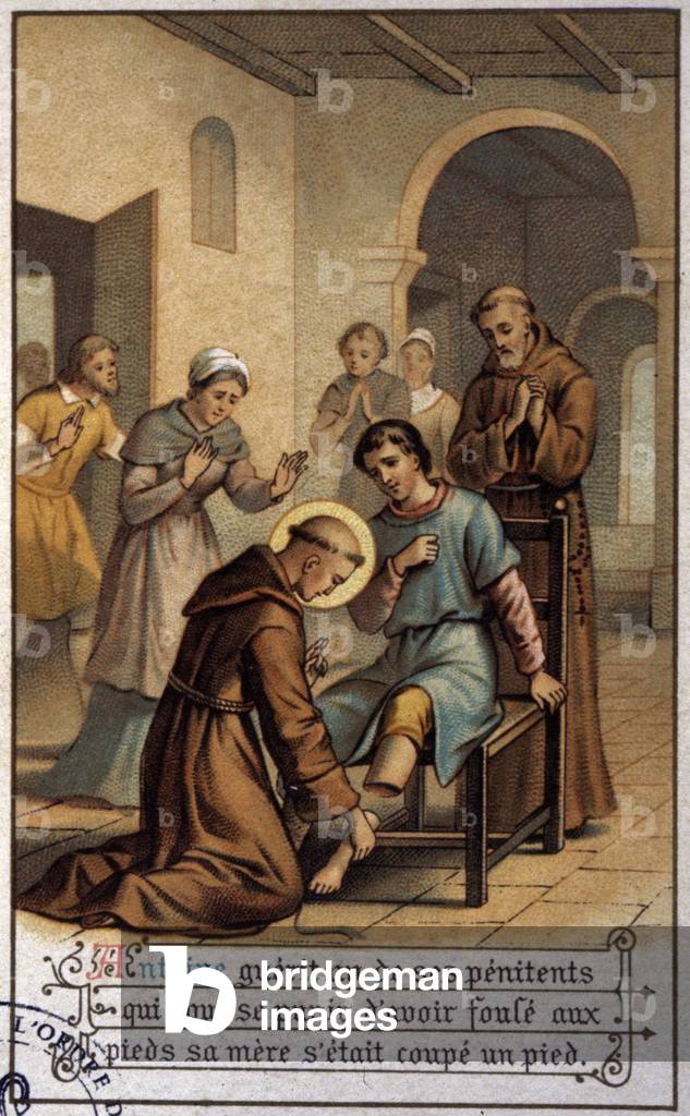 Saint Antoine de Padoue, Anthony of Padua (print)
