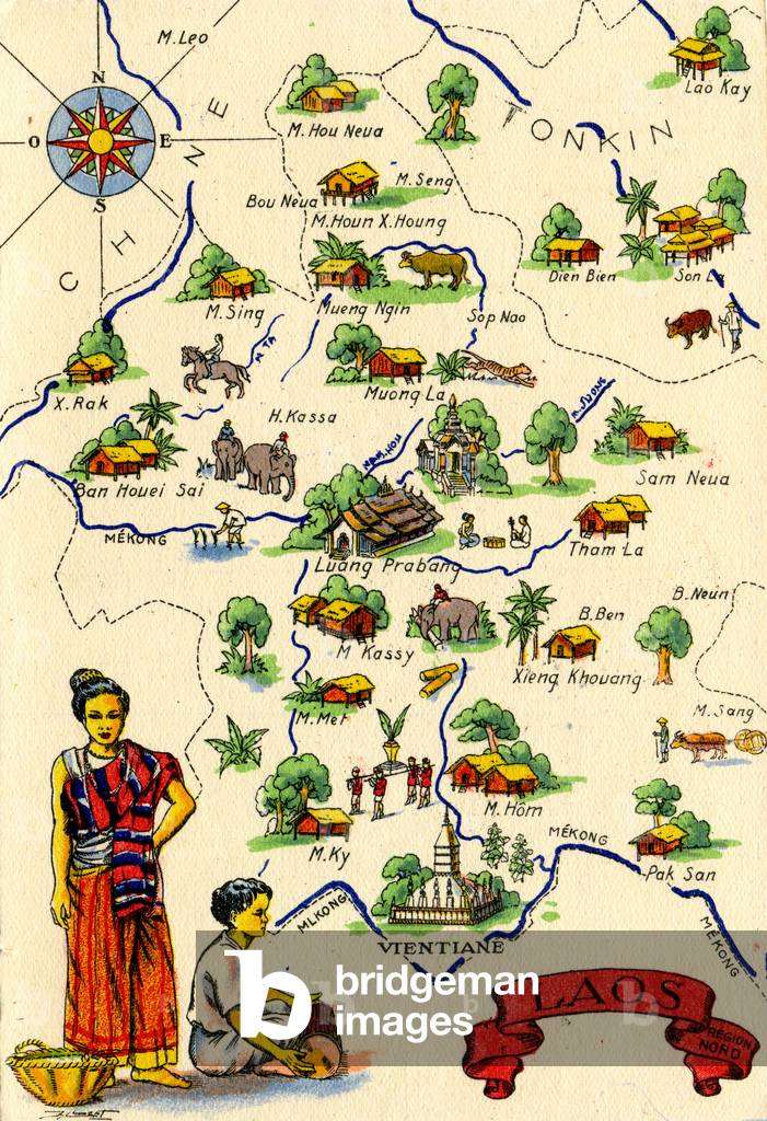 Laos, c.1950s (print)