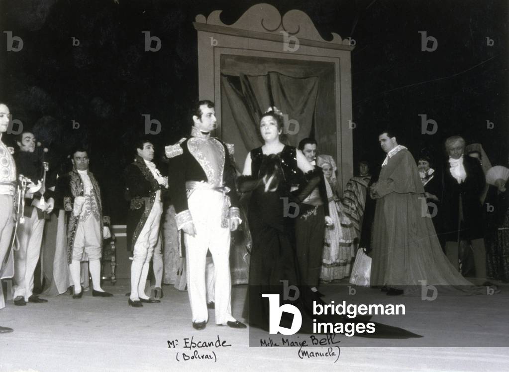 Bolivar (Mr Escande) and Manuela (Miss Marie Bell), 1936 (photo)