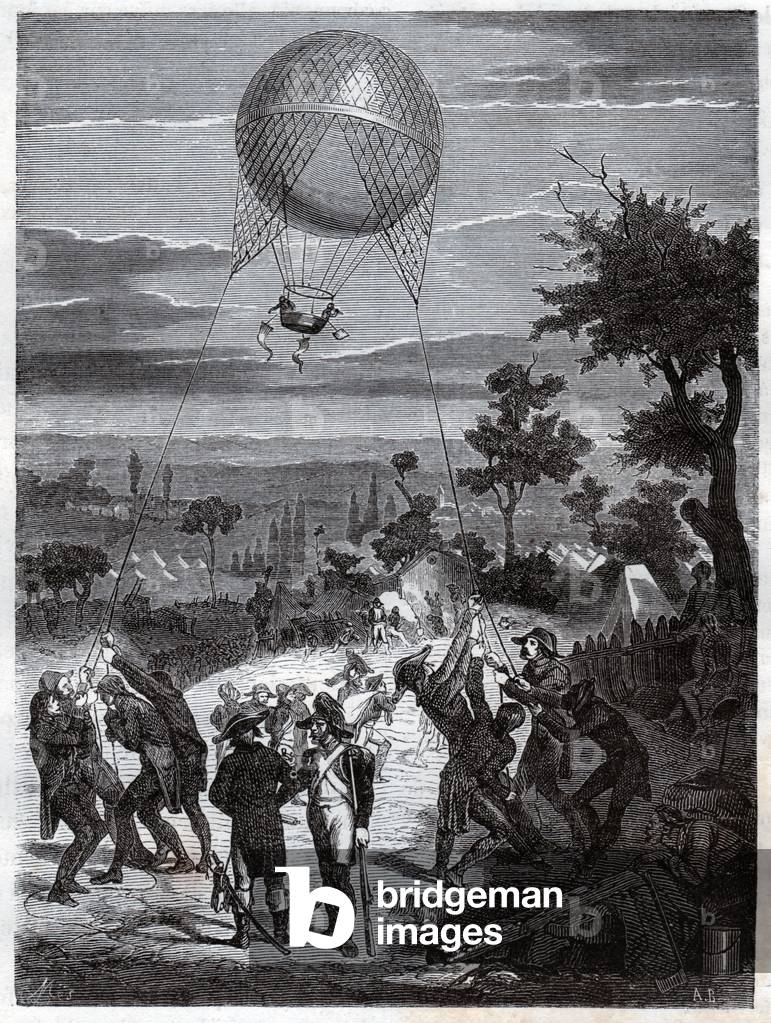 Compagnie  d'aerostiers. Company of Aeronauts.