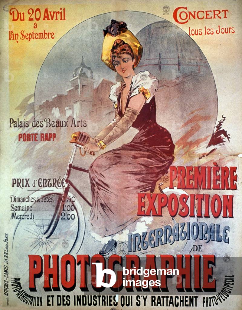1st international photography exhibition in Paris, 1892 (poster)