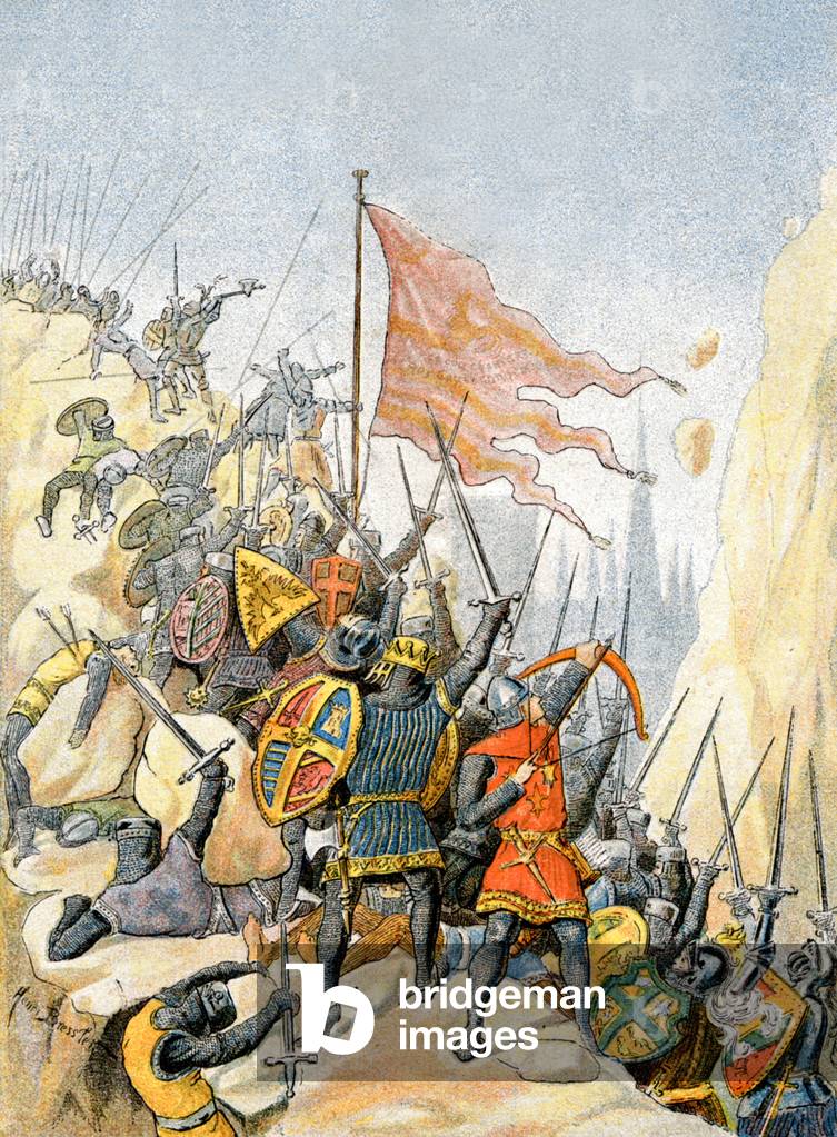 Battle of Kassel, c.1900 (illustration)