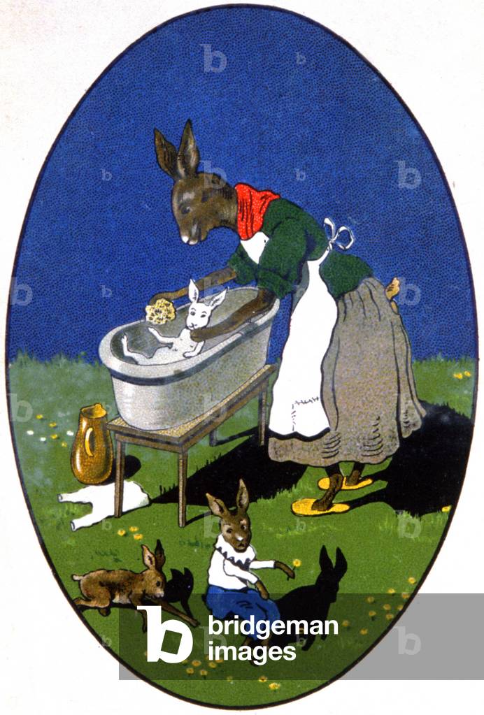 Easter Bunny, c.1900 (postcard)